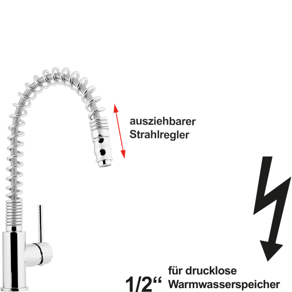 primo Spültischbatterie 1/2"